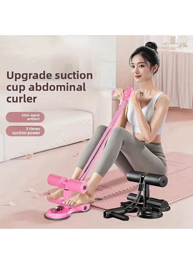 Black Abdominal Curler with Strong Suction Power for Home Gym Workouts Men Women - Image 1